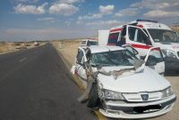 سانحه در جاده دامغان به فولادمحله با ۴ مصدوم