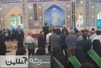 دیدار خادمان امام رضا(ع) با شهدا در فضایی معنوی