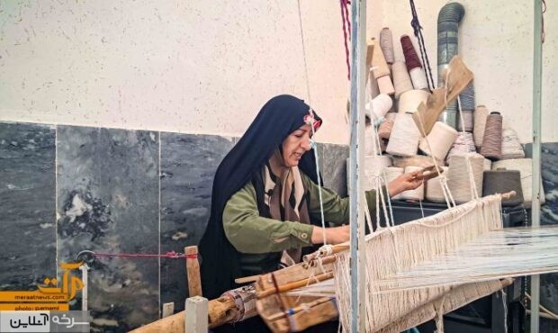 با هنر حوله‌بافی، زندگی می‌بافم