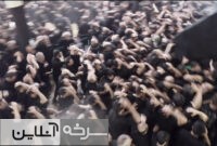گوشه ای از آئین سنتی نخل‌گردانی در روز عاشورا سرخه