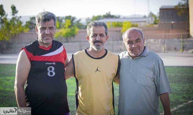 تمرین تیم پیشکسوتان فوتبال سرخه