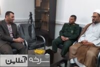 دیدار فرمانده سپاه سرخه با دادستان شهرستان