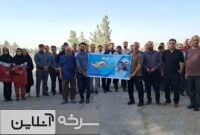 پیاده‌روی جمعی کارکنان دستگاه‌های اجرایی سرخه