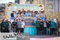 جلوه ایمان نوجوانان سرخه در نماز جمعه