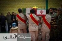 تشییع لاله‌های گمنام دفاع‌مقدس در سرخ