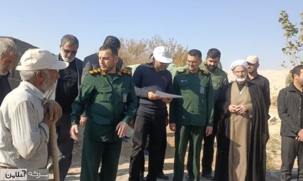 افتتاح پروژه‌های آب و خاک سرخه