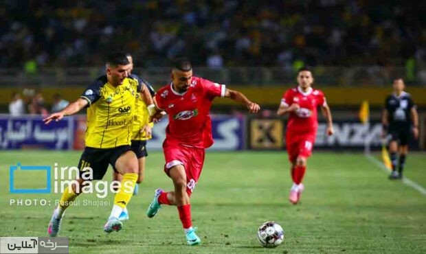 تساوی پرسپولیس و سپاهان در پایان نیمه نخست