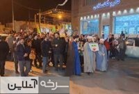 ویدئویی کوتاه از خروش مردم سرخه علیه اغتشاشگران