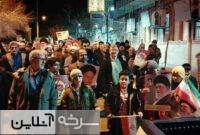 خروش مردم انقلابی سرخه علیه اغتشاشگران