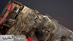 انحراف اتوبوس کرج–اسفراین در گرمسار با ۱۱ مصدوم