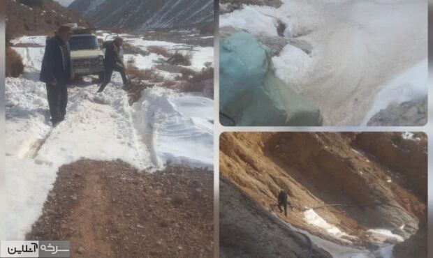 رفع قطعی آب در روستای امام‌زاده عبدالله