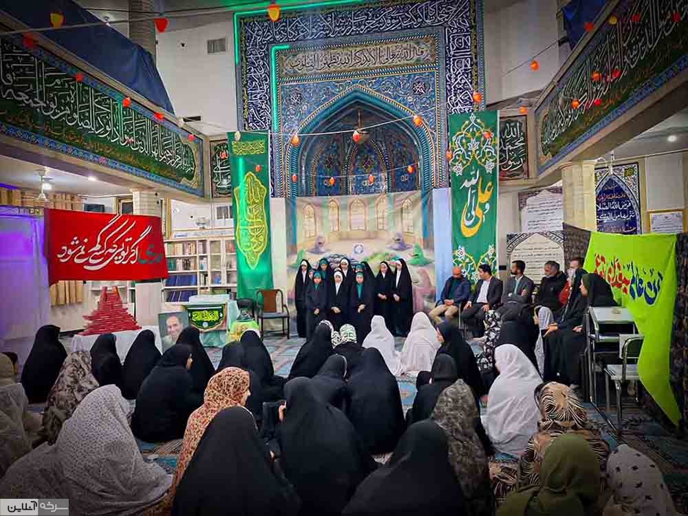 برگزاری پرشور مراسم اعتکاف سرخه