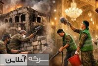 جهادگران سمنان پای کار مساجد