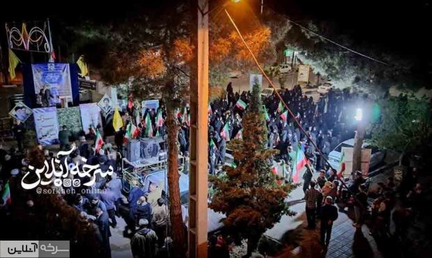 مردم سرخه از نیروهای مسلح تقدیر کردند مردم سرخه از نیروهای مسلح تقدیر کردند