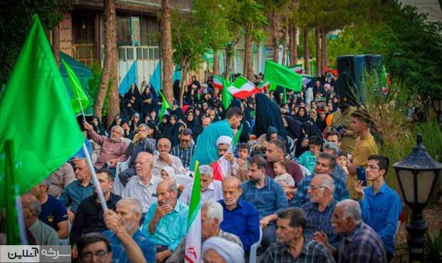 سرخه غرق شور ولایت در عید غدیر سرخه غرق شور ولایت در عید غدیر
