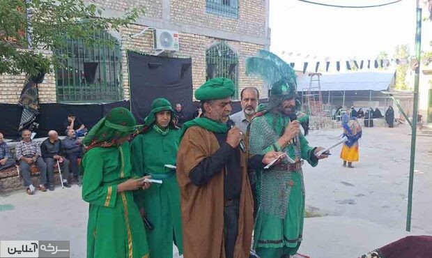 تعزیه مسلم بن عقیل در سرخه برگزار شد تعزیه مسلم بن عقیل در سرخه برگزار شد