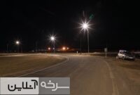 روشنایی ورودی شرقی سرخه؛ تحقق مطالبه دیرینه مردم